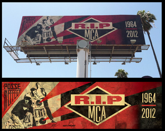 shepard fairey mca beastie boys
